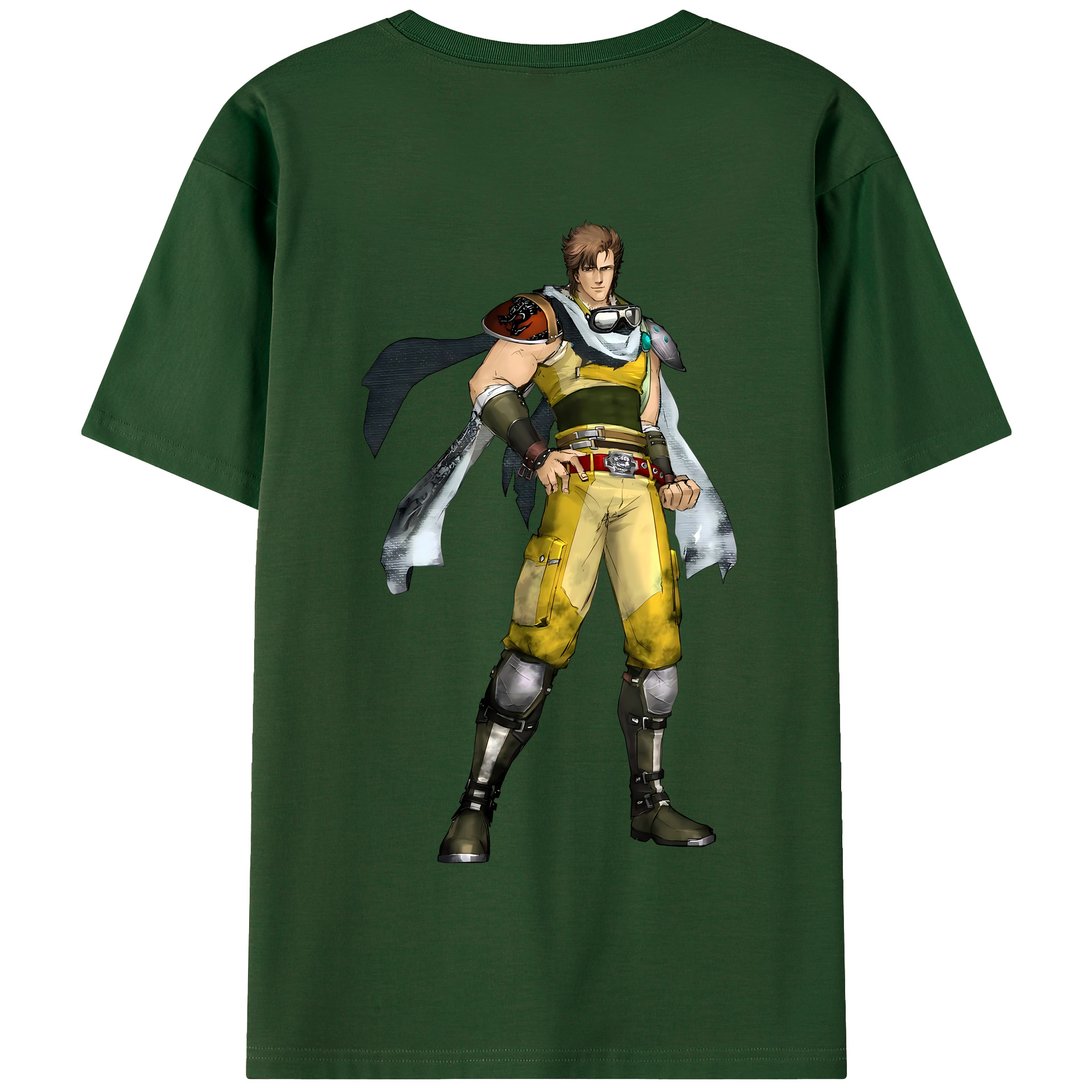 （画像用） 北斗の拳 Fist of the North Star 綿100％半袖Tシャツ（背面プリント）